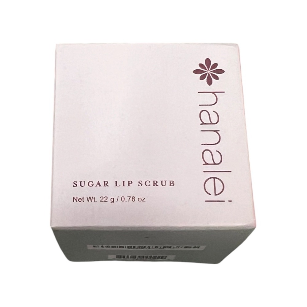 Hanalei Sugar Lip Scrub 22g 0.78oz Hawaiian Cane Sugar Exfoliator New Sealed